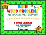 Word Problems Task Cards All Operations