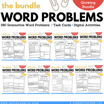 Preview of Word Problems Using Mulitple Strategies Bundle