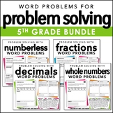 Word Problems for 5th Grade Bundle