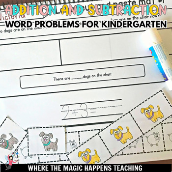 Preview of Addition & Subtraction Situations within 10 for Kindergarten