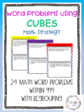 Word Problems using CUBES math strategy with regrouping