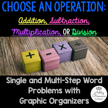 Preview of Word Problems with Graphic Organizer Bundle