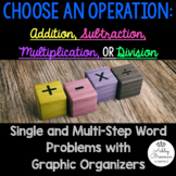 Word Problems with Graphic Organizer Bundle
