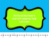 Word Problems with Rational Numbers Task Cards