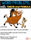 Word Problems with Timon and Pumbaa