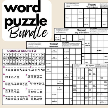 Preview of Word Puzzle Bundle