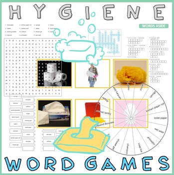 Preview of Word Puzzle Games Copy Crossword Word Search Anagram HYGIENE