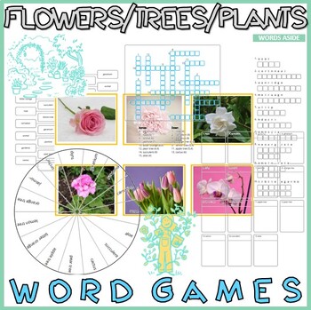 Preview of Word Puzzle Games Copy Crossword Word Search Anagram PLANTS