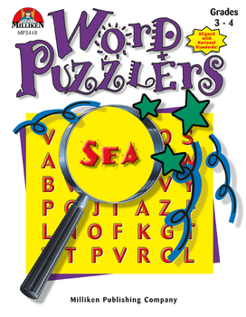 Preview of Word Puzzlers - Grades 3-4