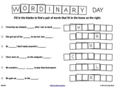 Word Puzzles, Ages 12+