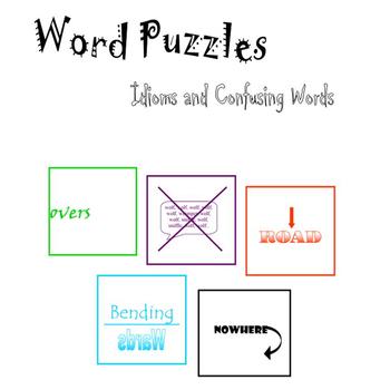 Preview of Idioms and Confusing Words - Word Puzzles