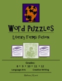 Word Puzzles:  Literary Terms - Fiction