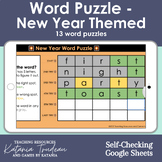Word Puzzles - New Year Themed