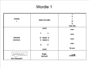 Preview of Word Puzzles for literacy