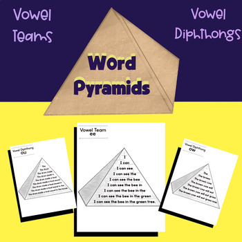 Preview of TUTORING ESY Decodable Vowel Team Reading Fluency sentences intervention