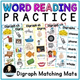 Digraph Matching Mats for Word Reading Practice