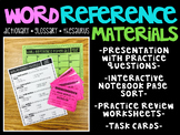 Word Reference Materials