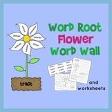 Word Root Word Wall - Flower Theme