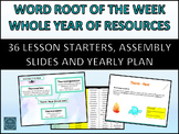 Word Root of the Week Resources Bundle