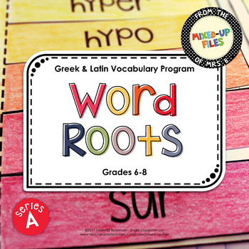 Preview of Word Roots Series A Bundle
