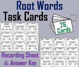 Word Roots Task Cards (Academic Vocabulary Activity)
