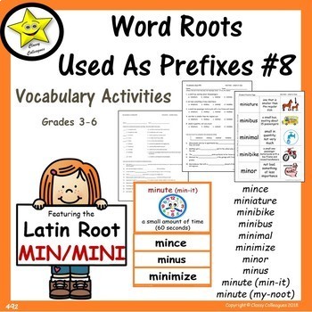 Word Roots Used As Prefixes 8 Latin Root Min Mini Distance Learning