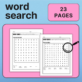 Word Search 23 puzzles Vocabulary Spelling Games