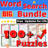 Word Search Activities Puzzles Growing Bundle Holidays Scrambles