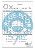 Word Search Activity, Chinese Zodiac , Chinese New Year 2021