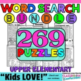 Word Searches: Early Finishers Activities: 4th & 5th Grade