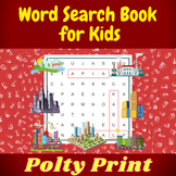 Summer Word Search Book for Kids