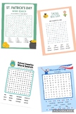 Word Search Bundle-23 Word Searches!