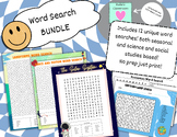 Word Search Bundle!!! Great supplement for sci/ss units an