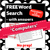 Word Search - 'Computers' (Freebie) - Great for teens/high school