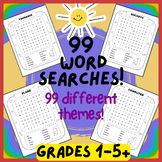 Word Search Fun: 99 Engaging Puzzles for Kids in Grades 1-