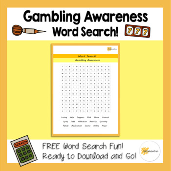 Preview of Word Search: Gambling Awareness