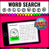 Word Search Halloween Cards™ Distance Learning