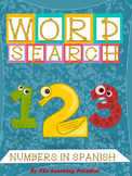 Word Search. Numbers in Spanish- Math. Sopa de Letras- Mat