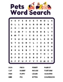 Word Search-Pets