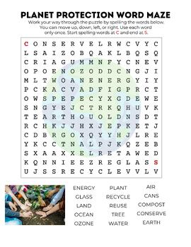 Preview of Word Search Protect Our Planet