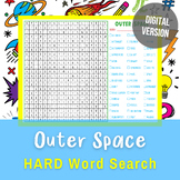 Word Search Puzzle Hard | Space Science Vocabulary Word Search