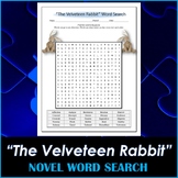 Word Search Puzzle for "The Velveteen Rabbit" Novel by Mar