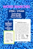 Word Search Puzzles - STEM / STEAM vol. 2, Technology, Web Design