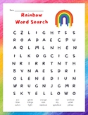 Word Search-Rainbow Words