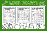 Word Search Sea Animal, Bird and School