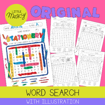 Preview of Word Search Set 1 (Original) | Game for Kids