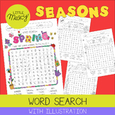 Word Search Set 4 (Seasons) | Game for Kids