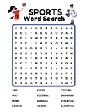 Word Search-Sports