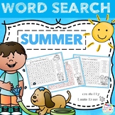 Word Search Summer Theme