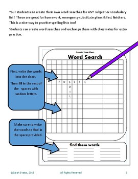 create word search pdf